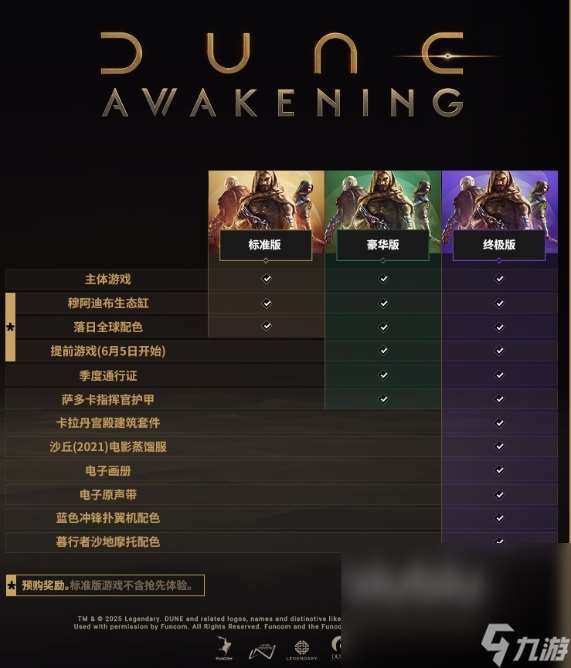 沙丘觉醒发售价格是多少 沙丘觉醒发售平台是哪个