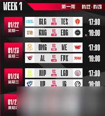 震撼来袭！2024LPL春季赛赛程大，热血对决一触即发！