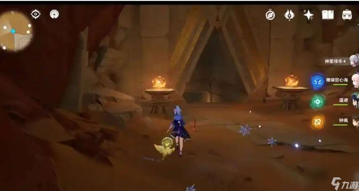 赤王陵左边坑里的门怎么开