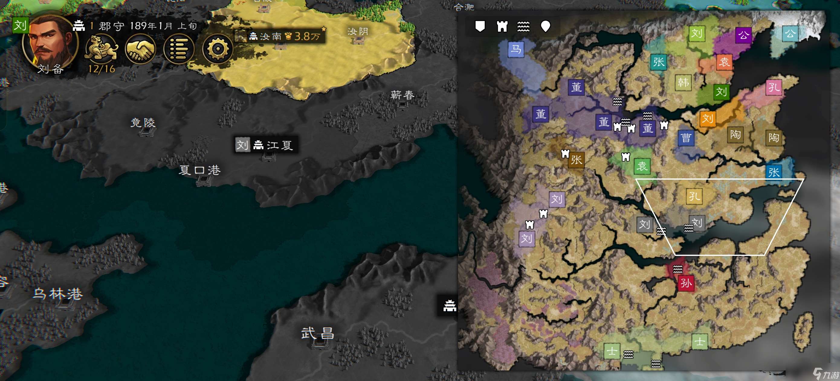 逐鹿逐鹿-三國本體劇本-諸侯討董-劉備困難開局