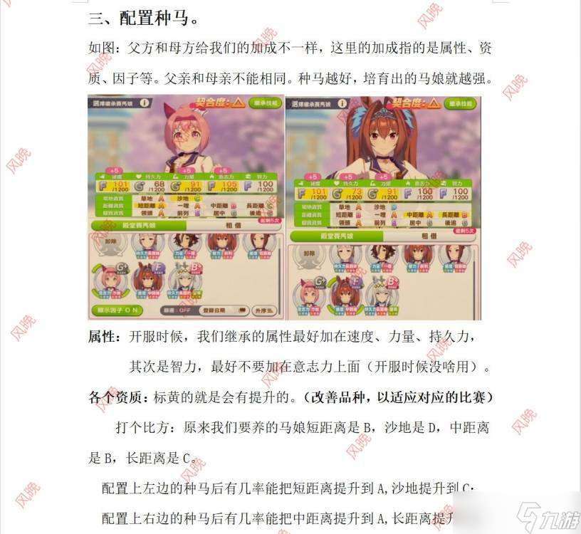 閃耀！優俊少女啊？不會還有人不知道怎么養馬吧(●—●)（已更新，有討論帖）