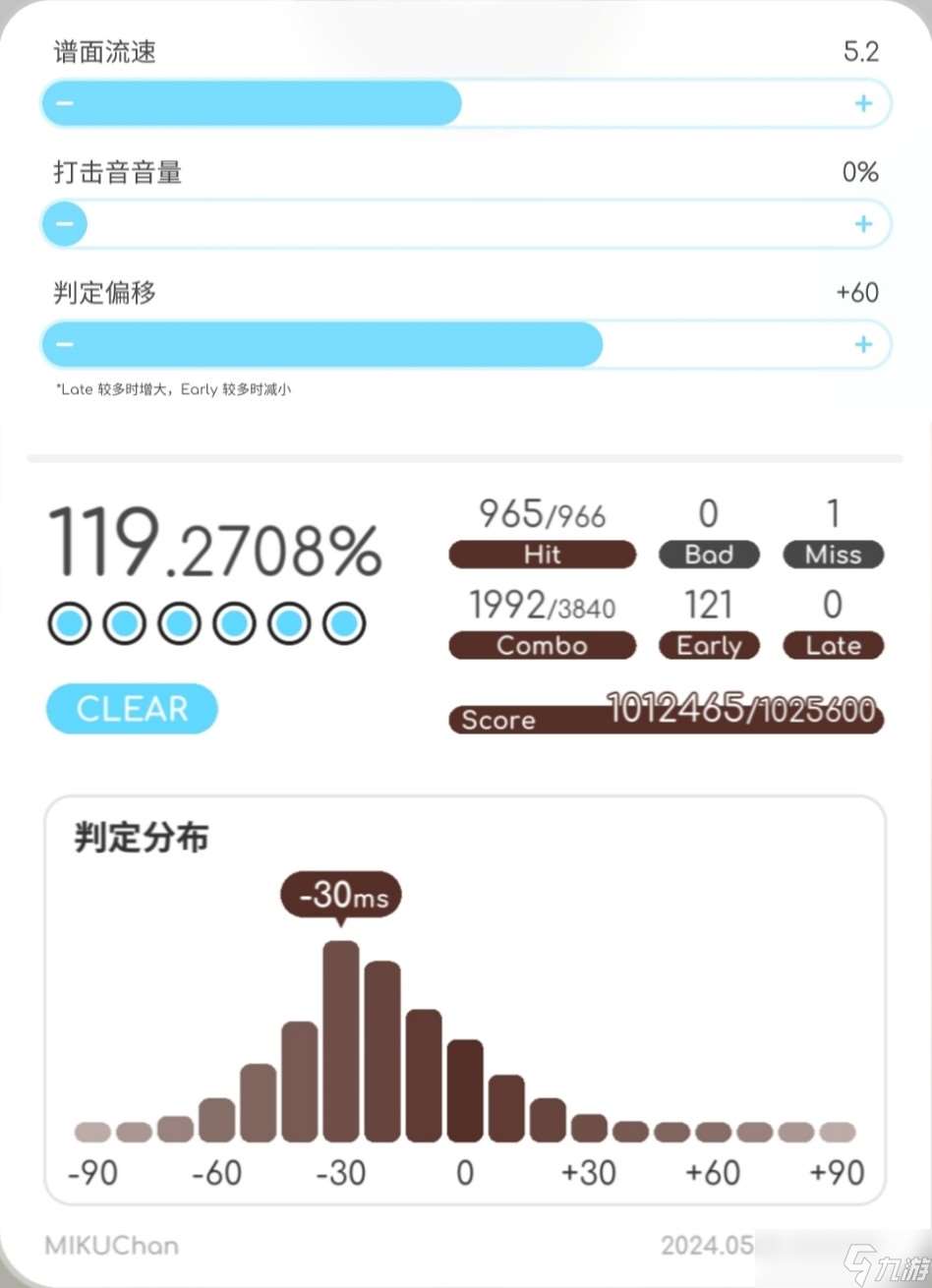 律動軌跡［律動軌跡 | 非官方指南］一些游戲設置上的的參考建議