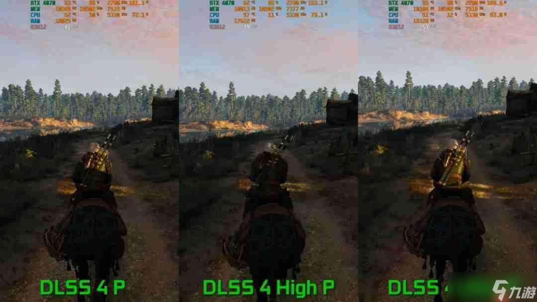DLSS 4新的高性能模式测试 帧数更高、画质几乎没影响