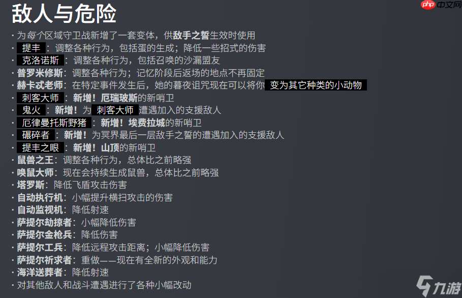 《哈迪斯2》1.0前最后一次重大更新 內容多的像新作