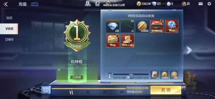 穿越火線-槍戰王者白金血鉆 霸氣降臨！VIP獎勵更新！