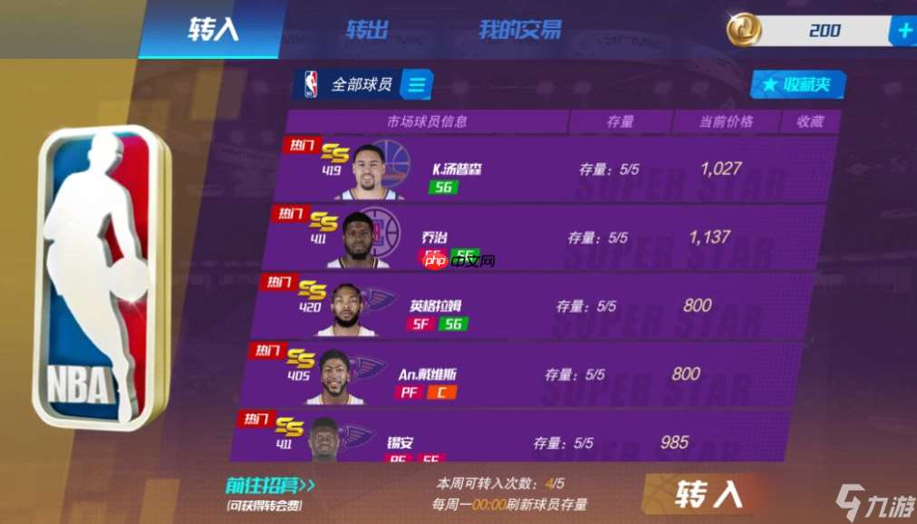 NBA籃球大師新手開荒全攻略：高性價比活動與抽卡策略
