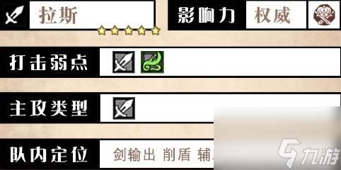 《歧路旅人：大陆的霸者》拉斯技能介绍