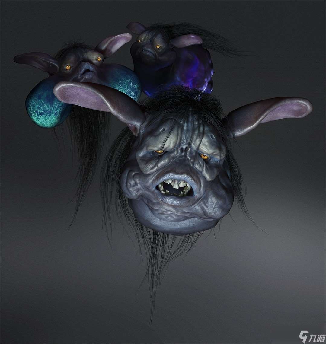 青白异界幻魔“首灯”与“大唾拉”现身