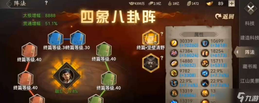 攻城掠地秘技科技是什么