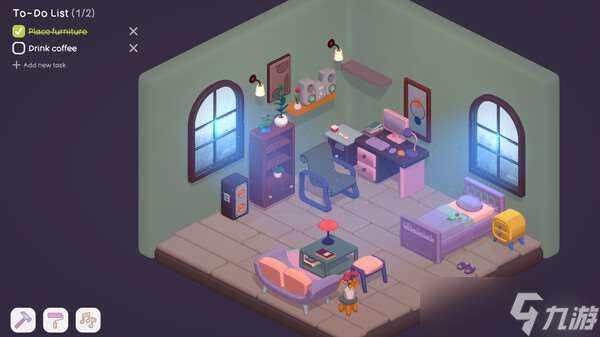 房間布置新作《Your Personal Chill Apartment》7月15日正式登陸Steam商店