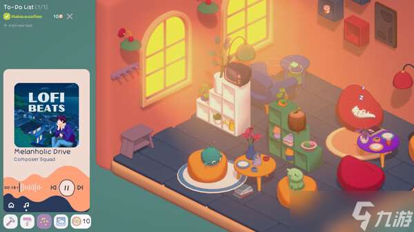 房間布置新作《Your Personal Chill Apartment》7月15日正式登陸Steam商店