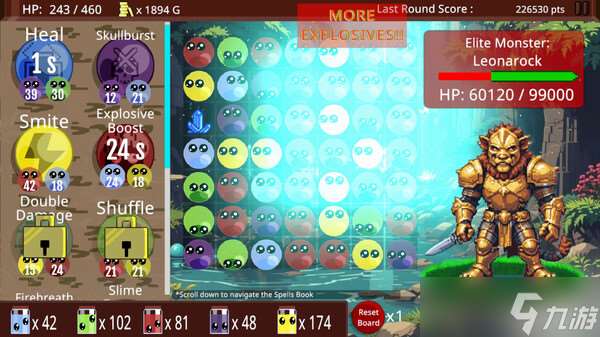 三消類戰斗游戲《Slime Match Adventure Demo》7月15日登陸Steam平臺