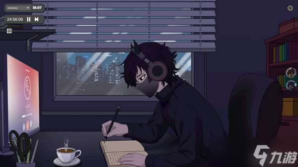 《Study With Me: Lofi Vibes》7月15日上線 Steam首發(fā)特惠