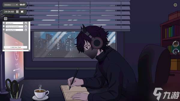 《Study With Me: Lofi Vibes》7月15日上線 Steam首發(fā)特惠