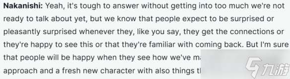 卡普空探討《生化危機9》開放demo計劃和經(jīng)典角色回歸