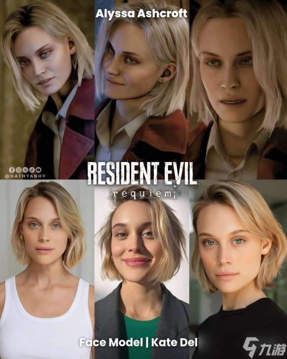 美翻了！疑似《生化危机9》女主脸模亮相：颜值超高