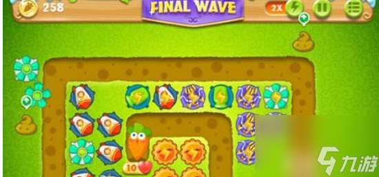 保衛(wèi)蘿卜2第24關(guān)攻略 220秒清理兩個(gè)水坑