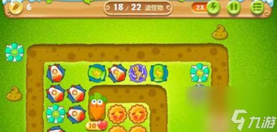 保衛(wèi)蘿卜2第24關(guān)攻略 220秒清理兩個(gè)水坑