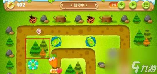 保衛(wèi)蘿卜2第24關(guān)攻略 220秒清理兩個(gè)水坑