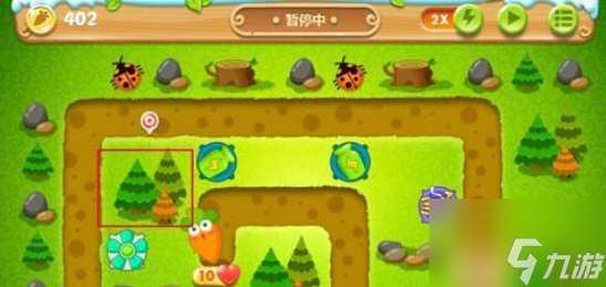 保卫萝卜2第24关攻略图文介绍 220秒清理两个水坑