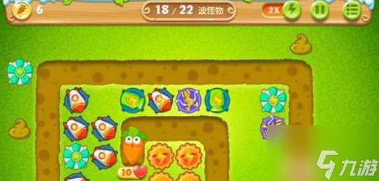 保卫萝卜2第24关攻略图文介绍 220秒清理两个水坑