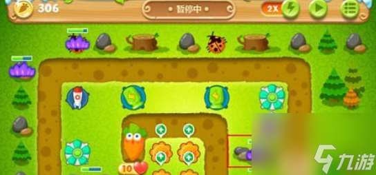 保衛(wèi)蘿卜2第24關(guān)攻略 220秒清理兩個(gè)水坑