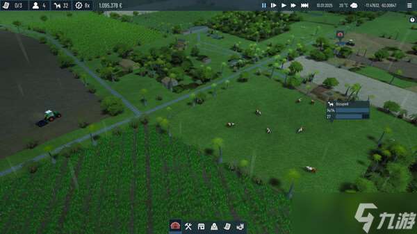 農場建設游戲《Global Farmer》8月14日登陸Steam平臺