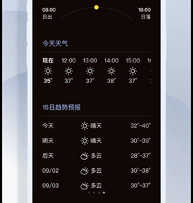 白露天气预报app软件功能