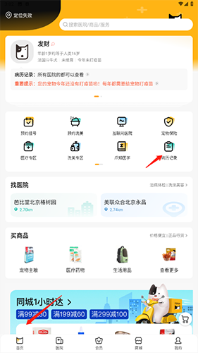 阿闻宠物怎么看病历