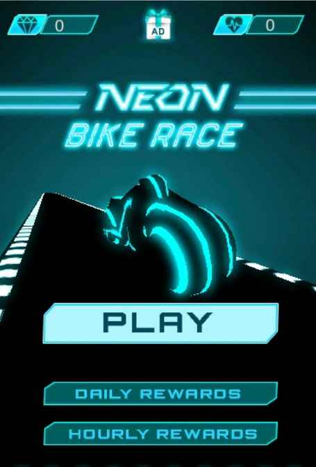 Neon Bike Race