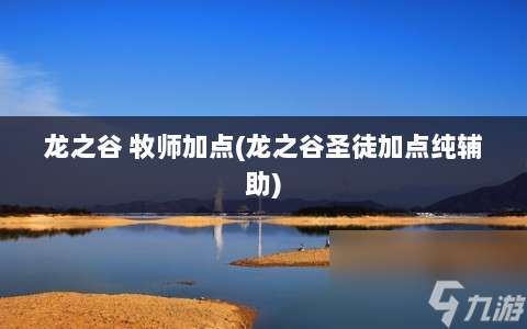 龙之谷 牧师加点 龙之谷圣徒加点纯辅助