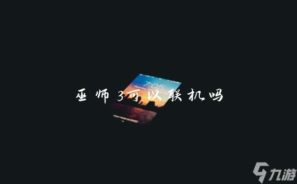 巫師3可以聯機嗎