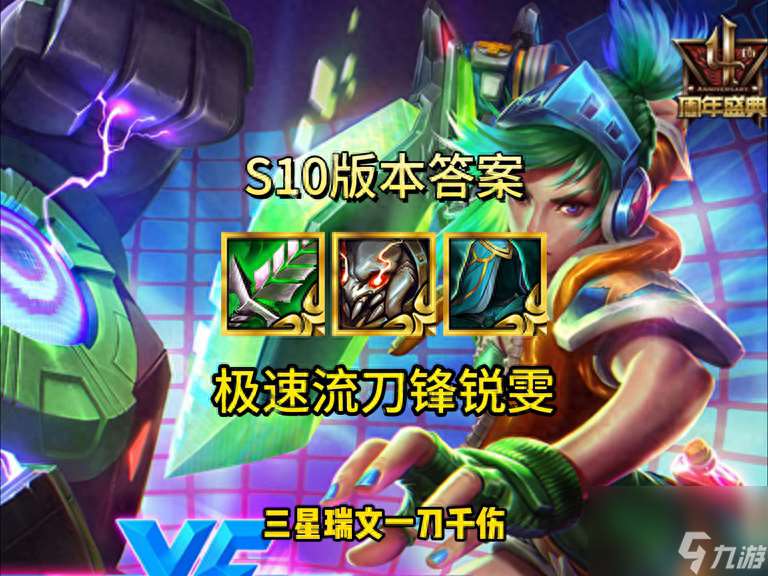 英雄联盟瑞文solo瑞文怎么出装 瑞文大乱斗出装顺序