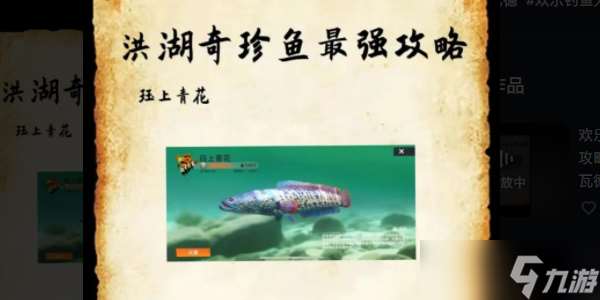 歡樂釣魚大師玨上青花怎么釣