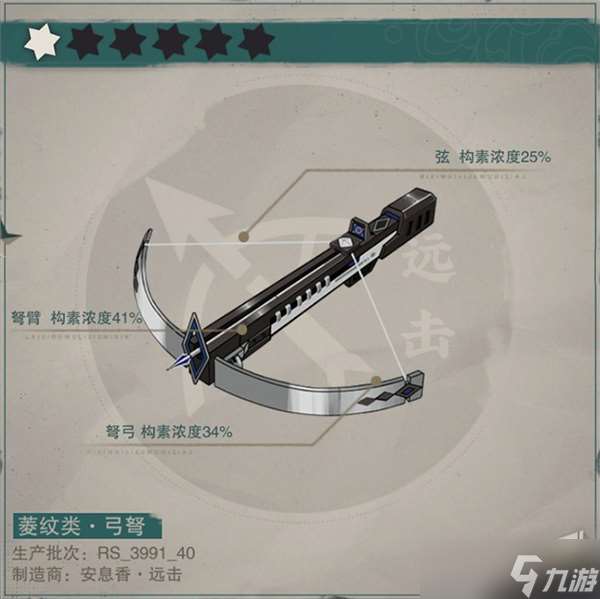 物華彌新菱紋弩技能是什么