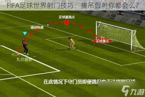 FIFA足球世界射门技巧 搓吊假射你都会么