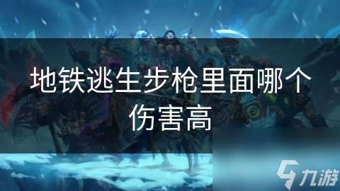 地铁逃生步枪里面哪个伤害高