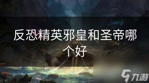 反恐精英邪皇和圣帝哪个好