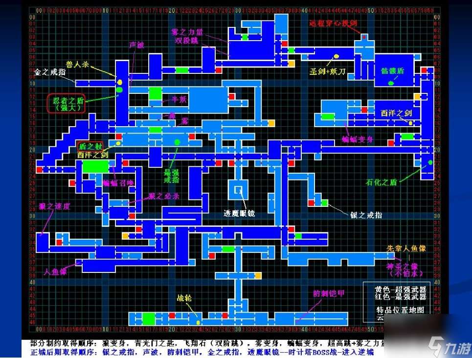 惡魔城月下夜想曲攻略秘籍介紹