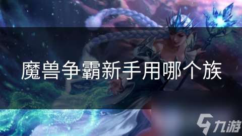 魔獸爭霸新手用哪個族