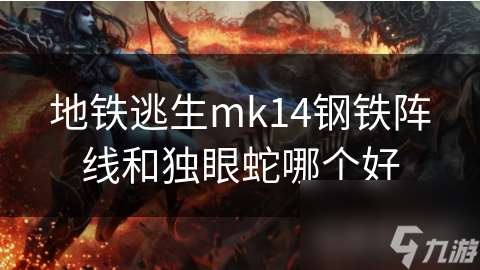 地铁逃生mk14钢铁阵线和独眼蛇哪个好