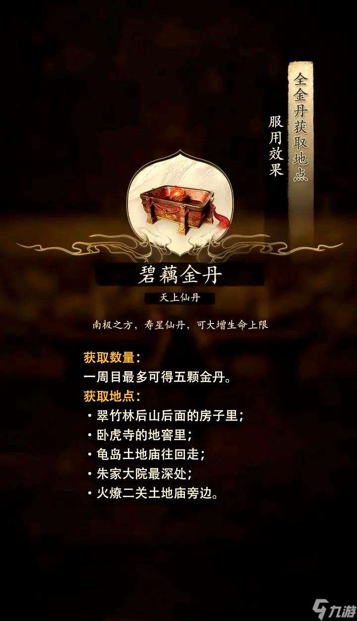 黑神話悟空一次能吃多少丹藥 黑神話悟空仙丹有什么效果