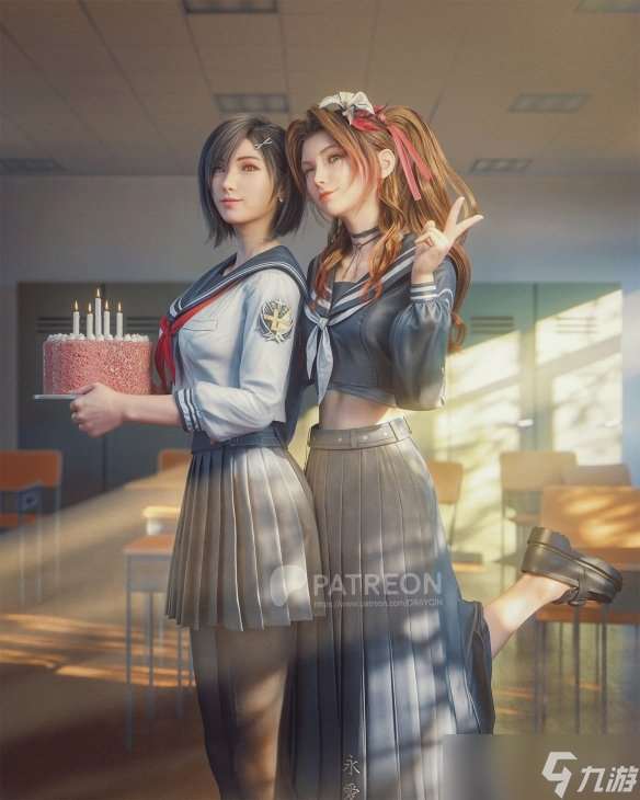 《最終幻想7 重生》新美圖 蒂法愛麗絲清純誘人