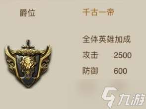 帝國戰紀 攻略研究所 平民的發育技巧-升爵位