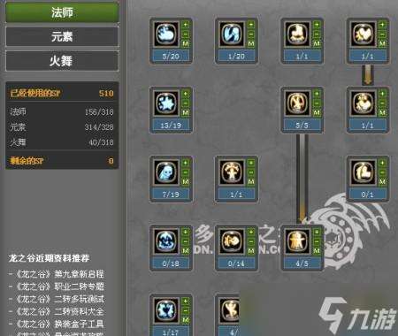 龍之谷術元素師技能加點策略是什么